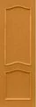 Дверь с четвертью, цвет орех (размер 0.6х2м)